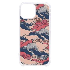 Waves Ocean Sea Water Pattern Rough Seas Digital Art Nature Nautical Iphone 13 Mini Tpu Uv Print Case