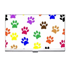 Pawprints Paw Prints Paw Animal Business Card Holder