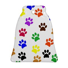 Pawprints Paw Prints Paw Animal Ornament (bell)