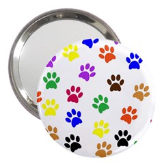 Pawprints Paw Prints Paw Animal 3  Handbag Mirrors