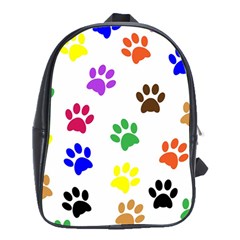 Pawprints Paw Prints Paw Animal School Bag (xl)