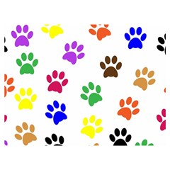 Pawprints Paw Prints Paw Animal Two Sides Premium Plush Fleece Blanket (baby Size)