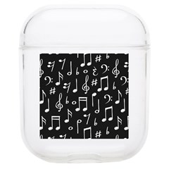 Chalk Music Notes Signs Seamless Pattern Soft Tpu Airpods 1/2 Case by Ravend