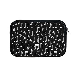 Chalk Music Notes Signs Seamless Pattern Apple Macbook Pro 13  Zipper Case