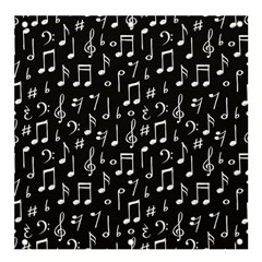 Chalk Music Notes Signs Seamless Pattern Banner And Sign 4  X 4 