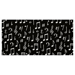 Chalk Music Notes Signs Seamless Pattern Banner And Sign 8  X 4 