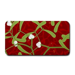 Mistletoe Christmas Texture Advent Medium Bar Mat by Hannah976