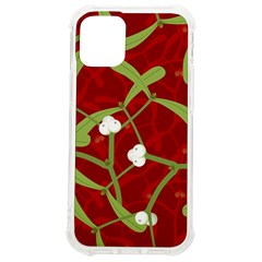 Mistletoe Christmas Texture Advent Iphone 12 Mini Tpu Uv Print Case	