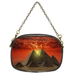 Pyramids Egypt Monument Landmark Sunrise Sunset Egyptian Chain Purse (one Side) by Proyonanggan