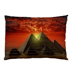 Pyramids Egypt Monument Landmark Sunrise Sunset Egyptian Pillow Case