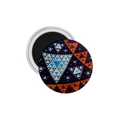 Fractal Triangle Geometric Abstract Pattern 1 75  Magnets