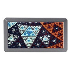 Fractal Triangle Geometric Abstract Pattern Memory Card Reader (mini) by Cemarart