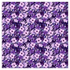 Purple Flowers 001 Purple Flowers 02 Lightweight Scarf  by DinkovaArt