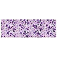 Purple Flowers 001 Banner And Sign 12  X 4 