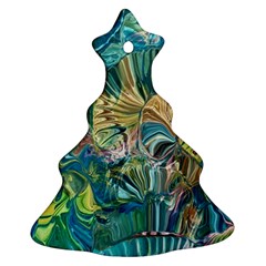 Abstract Petals Christmas Tree Ornament (two Sides)