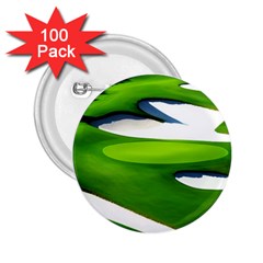 Golf Course Par Green 2 25  Buttons (100 Pack) 