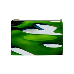 Golf Course Par Green Cosmetic Bag (medium) by Proyonanggan