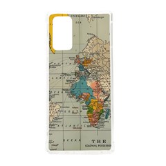 Vintage World Map Samsung Galaxy Note 20 Tpu Uv Case