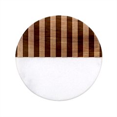 Stripes Geometric Pattern Digital Art Art Abstract Abstract Art Classic Marble Wood Coaster (round) 