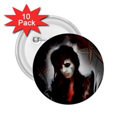 Melancholy Autumn 2 25  Buttons (10 Pack) 