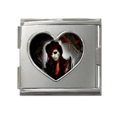 Melancholy Autumn Mega Link Heart Italian Charm (18mm) by MRNStudios