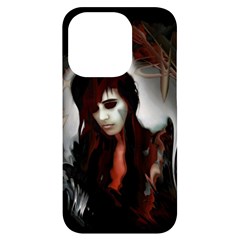 Melancholy Autumn Iphone 14 Pro Black Uv Print Case by MRNStudios