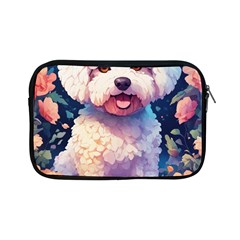 Cute Puppy With Flowers Apple Ipad Mini Zipper Cases by Sparkle