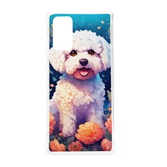 Cute Puppy With Flowers Samsung Galaxy Note 20 Tpu Uv Case