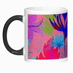 Pink And Blue Floral Morph Mug