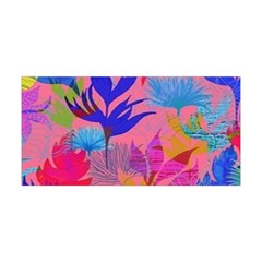 Pink And Blue Floral Yoga Headband