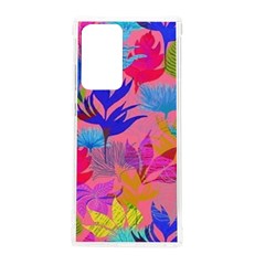 Pink And Blue Floral Samsung Galaxy Note 20 Ultra Tpu Uv Case