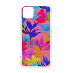 Pink And Blue Floral Iphone 11 Pro Max 6 5 Inch Tpu Uv Print Case