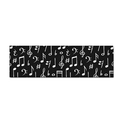 Chalk Music Notes Signs Seamless Pattern Sticker Bumper (10 Pack)