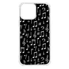 Chalk Music Notes Signs Seamless Pattern Iphone 13 Pro Max Tpu Uv Print Case