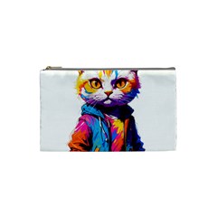 Wild Cat Cosmetic Bag (small) by Sosodesigns19