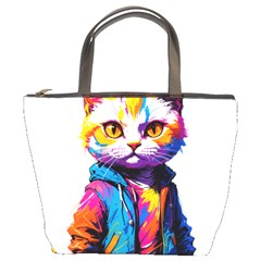 Wild Cat Bucket Bag by Sosodesigns19