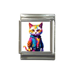 Wild Cat Italian Charm (13mm)