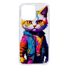 Wild Cat Iphone 14 Pro Max Tpu Uv Print Case by Sosodesigns19