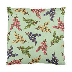 Berries Flowers Pattern Print Standard Cushion Case (one Side)