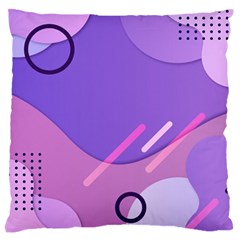 Colorful Labstract Wallpaper Theme Standard Premium Plush Fleece Cushion Case (one Side) by Apen