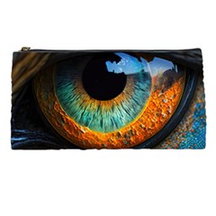 Eye Bird Feathers Vibrant Pencil Case