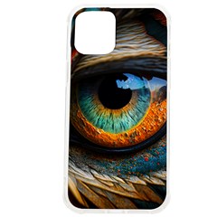 Eye Bird Feathers Vibrant Iphone 12 Pro Max Tpu Uv Print Case