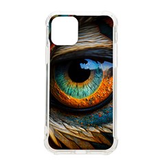 Eye Bird Feathers Vibrant Iphone 11 Pro 5 8 Inch Tpu Uv Print Case