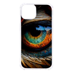 Eye Bird Feathers Vibrant Iphone 13 Tpu Uv Print Case