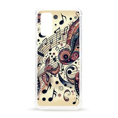 Paisley Print Musical Notes8 Samsung Galaxy S20 6 2 Inch Tpu Uv Case by RiverRootz