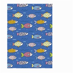 Sea Fish Blue Submarine Animals Patteen Large Garden Flag (two Sides)