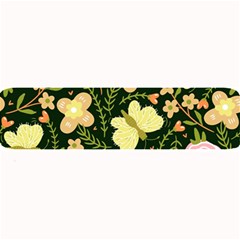 Flowers Rose Blossom Pattern Large Bar Mat