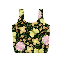 Flowers Rose Blossom Pattern Full Print Recycle Bag (s)