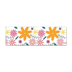 Pattern Background Vintage Floral Sticker Bumper (100 Pack)