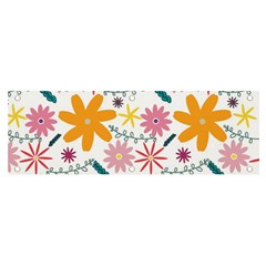 Pattern Background Vintage Floral Banner And Sign 6  X 2 